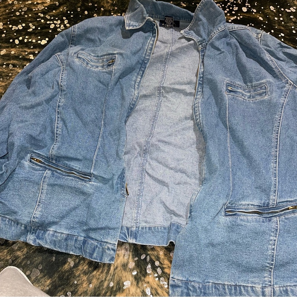 Denim & Co Jean Jacket 3XL
